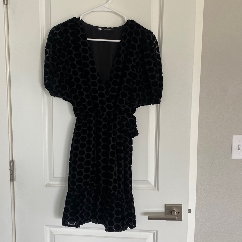 Zara Velvet Mini Dress